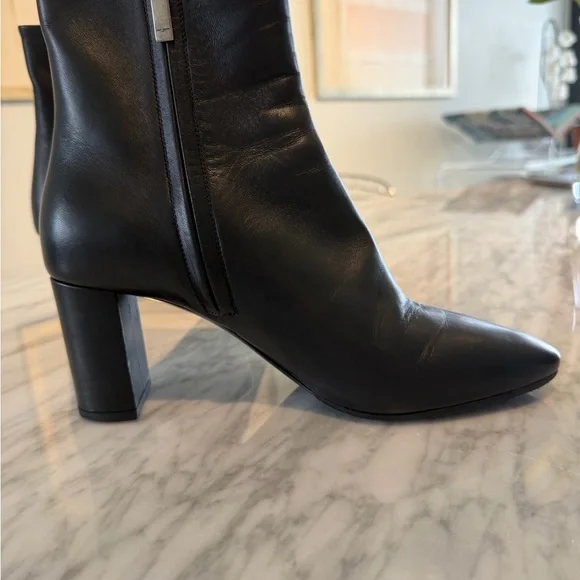 Saint Laurent Lou 70mm Boot Black Lambskin Leather sz 39 - Picture 2 of 12